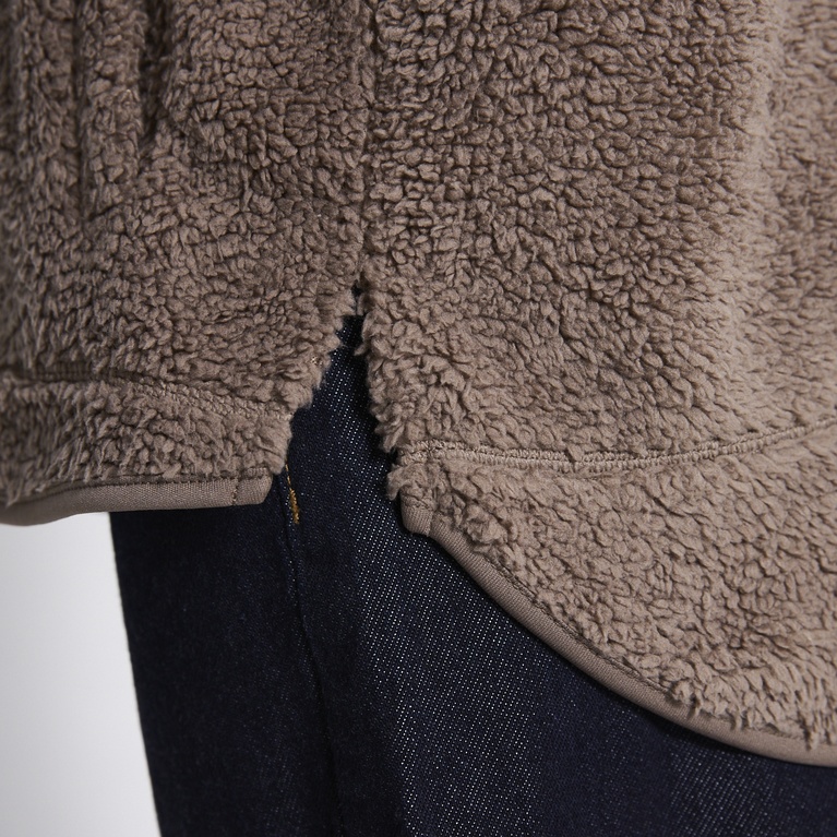 Teddy jacket "Cosy" Dk Beige
